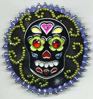 Day of the Dead button
