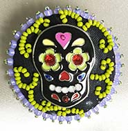 Day of the Dead button