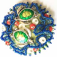 Sea Turtle button