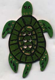 Sea Turtle button