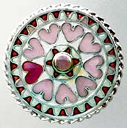Hearts and Stars button