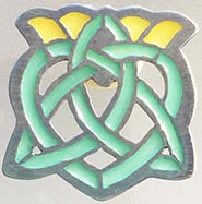 Celtic Knot with openwork button