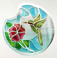 Humming bird button