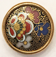 Cloisonne button