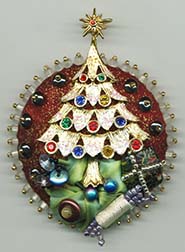 Christmas Tree button