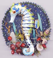 Seahorse cloisonne