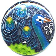 Peacock button