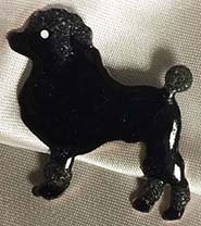 Poodle Dog button