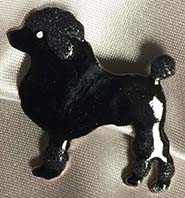 Poodle Dog button