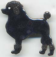 Poodle Dog button