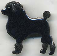 Poodle Dog button