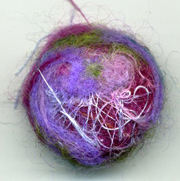 Felted button