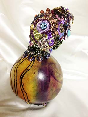 beaded gourd