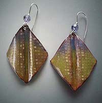 foldformed earrings