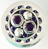 filigree plique button