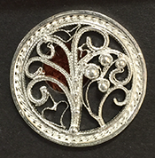 Filigree Circle Button